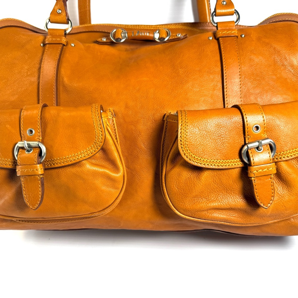 Christian Dior My Dior Tan Leather Tote Bag - Picture 3 of 16